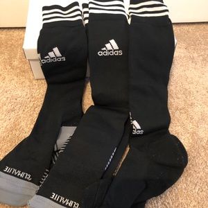 Black Adidas Soccer Socks